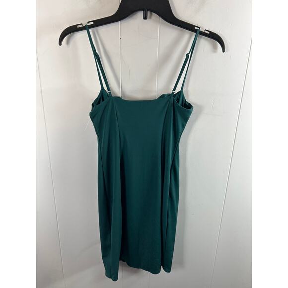 NWOT AFRM Silas Floral Appliqué mini dress in Botanical Green. Size S. - Picture 3 of 7